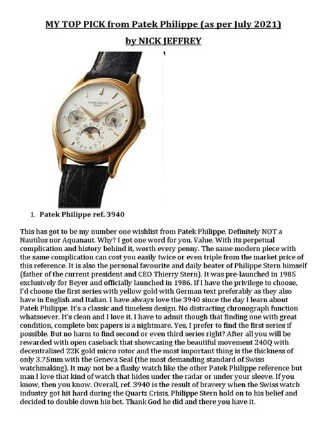 patek philippe pdf.